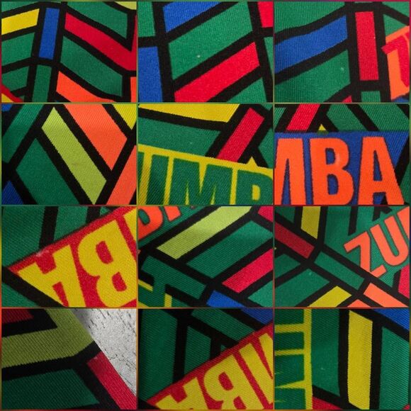 Zumba All Star High Waist Ankle Leggings Multi Size S (E105) - Picture 5 of 7